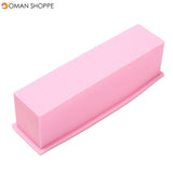 Wooden Loaf Soap Mould Silicone With Lid Making Baking Tool Cake Biscuit Cutter Baking Mold