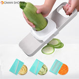 XYJ-007 Multifunctional Stainless Steel Cutter Slicer Vegetable Cutter With Three Replaceable Blades