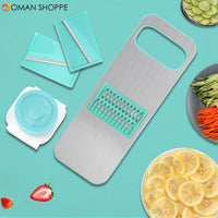 XYJ-007 Multifunctional Stainless Steel Cutter Slicer Vegetable Cutter With Three Replaceable Blades