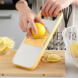 XYJ-007 Multifunctional Stainless Steel Cutter Slicer Vegetable Cutter With Three Replaceable Blades