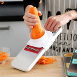 XYJ-007 Multifunctional Stainless Steel Cutter Slicer Vegetable Cutter With Three Replaceable Blades