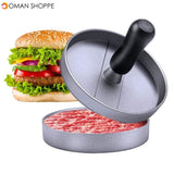 XYJ CCFG5096 Round Hamburger Press Non-Stick 11cm Meat Press Hamburger Meat Beef BBQ Grill Burger Press Patty Maker Mold