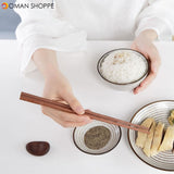 YIWUYISHI 10 Pairs / Set Chopsticks Kitchen Tableware Natural Wood Healthy Chop Sticks Reusable Hashi Sushi Food Stick Gift   From Xiaomi Youpin