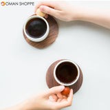 ZHIZAO 2Pcs Mihome Planet Cup Set with Cup Dish Kitchen Tea Cup Drinkware From Xiaomi Youpin