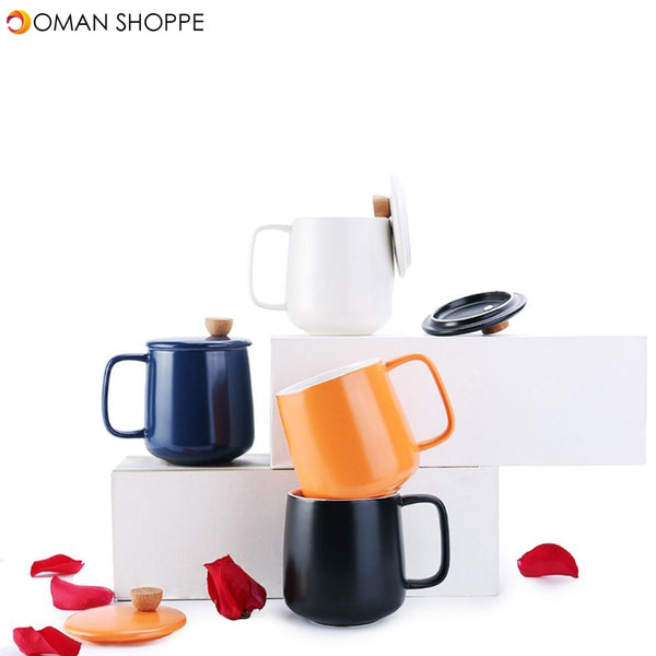 ZHIZAO 500CC Enamel Mug Four Seasons Version Coffee Milk Tea Mug Home Office Breakfast Cup From Xiaomi Youpin